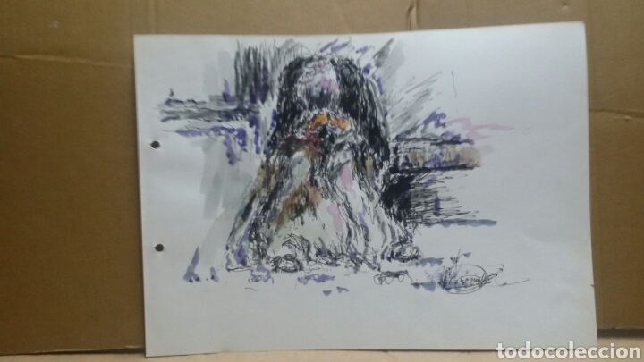 Arte: Acuarela El gitano del barrio original - Foto 2