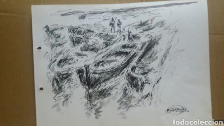 Arte: Acuarela El puerto original - Foto 2