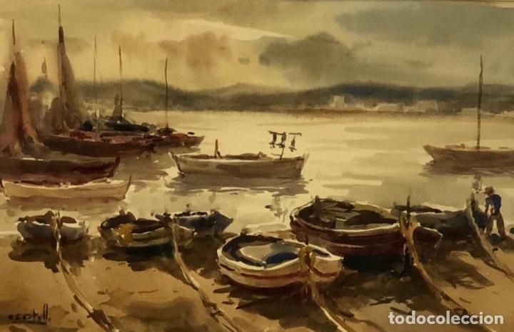 Arte: RAMON CASTELLS SOLEY - ACUARELA - - Foto 1