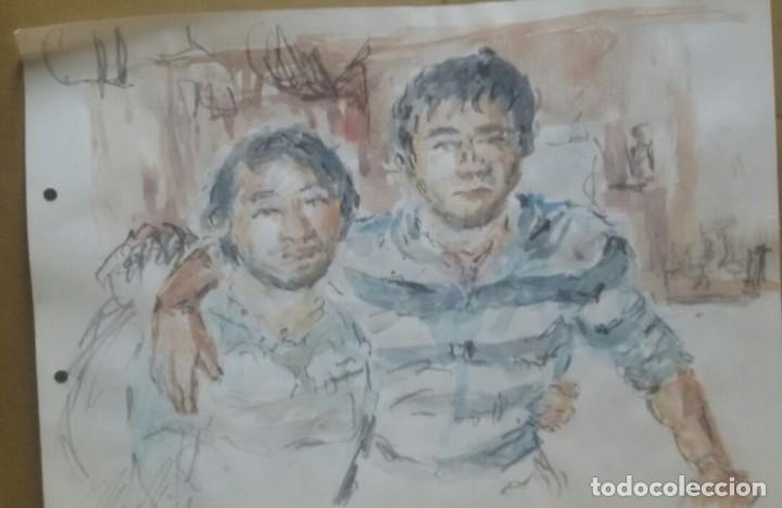Arte: Entre amigos original - Foto 1