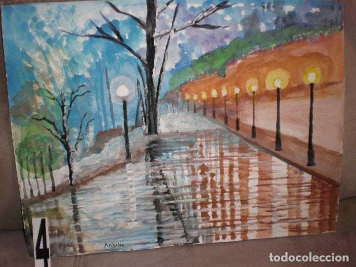 Arte: PASEO DE FAROLAS,30 X 40 CMS,!!!!!!!!!!! ENV&Iacute;O CERTIFICADO GRATIS !!!!!!!!!!!! - Foto 1