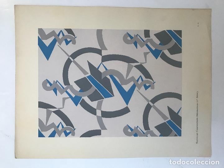 Kunst: Serge Gladky Nouvelles compositions decoratives/ 1&ordf; SERIE ..., 1928,, POCHOIR
