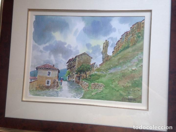 Arte: pueblo en la monta&ntilde;a - Foto 1