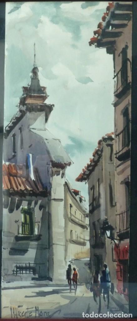 Art: ACUARELA DEL ARTISTA VICENTE MORA - MADRID