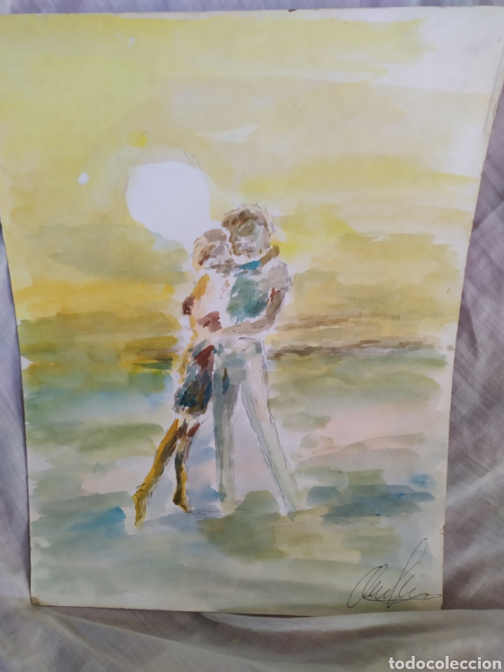 Arte: Romanticismo de los 50 original - Foto 1