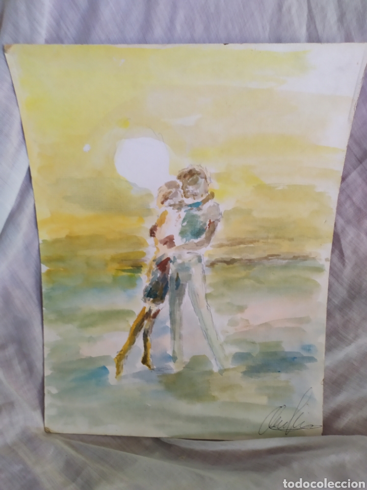 Arte: Romanticismo de los 50 original - Foto 2