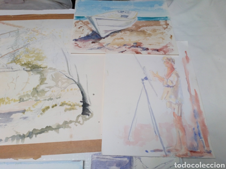 Arte: Lote acuarelas - Foto 5