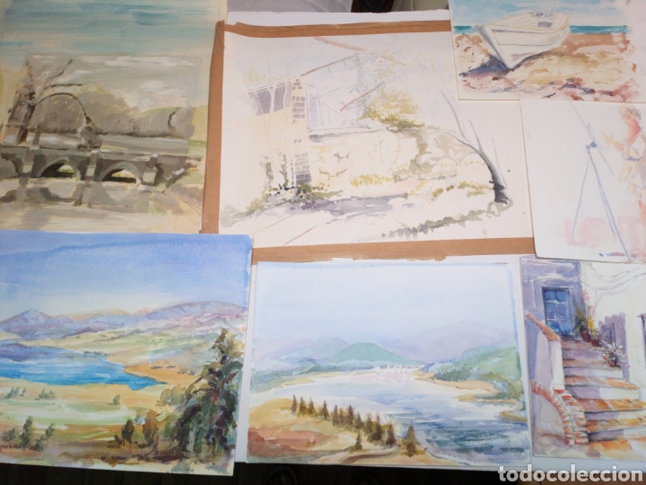 Arte: Lote acuarelas - Foto 1