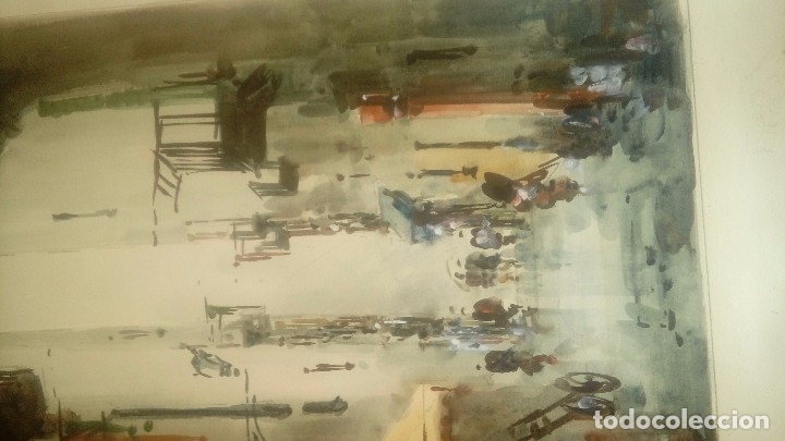 Arte: Diaz Calle con arco acuarela. - Foto 3
