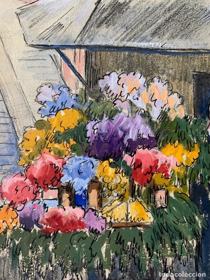 Arte: CASIO BOADA, CASIMIRO BOADA MATAS - FLEURS CORBEILLES COURON. PAR&Iacute;S 1927 - Foto 3