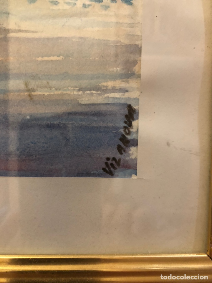 Arte: 2 acuarelas marinas con firma - Foto 2