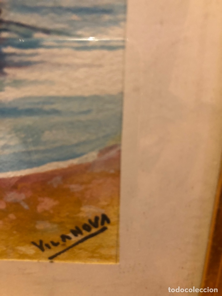 Arte: 2 acuarelas marinas con firma - Foto 4