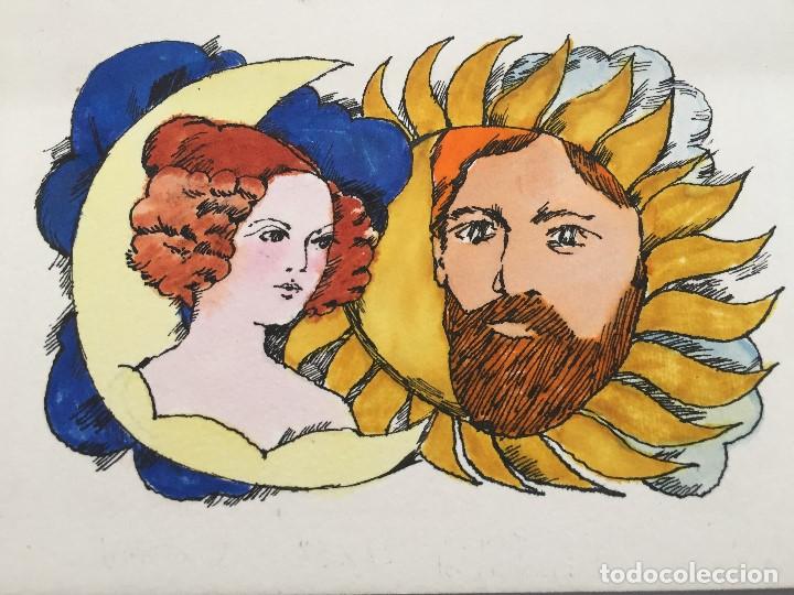 Arte: Boada, ilustraci&oacute;n original 1972, catalogada. - Foto 1
