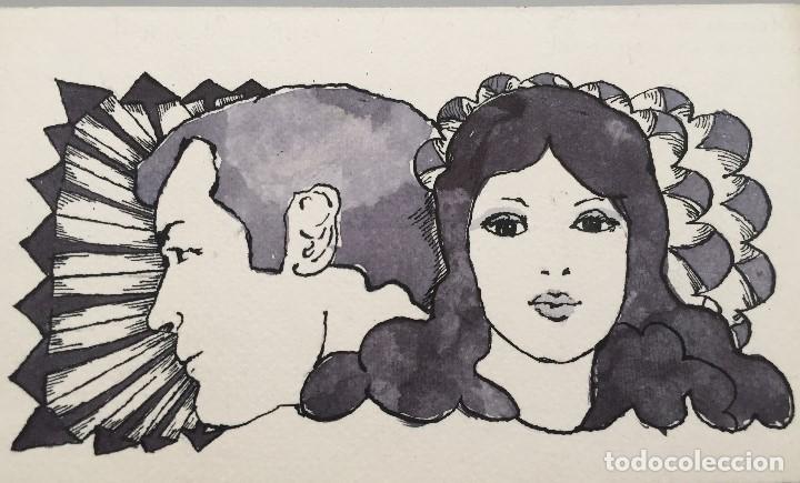 Arte: Boada, ilustraci&oacute;n original 1972, catalogada. - Foto 1