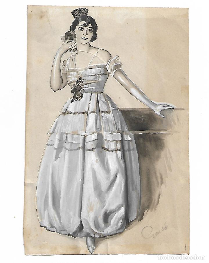 Kunst: Mujer firmado Sans&oacute;