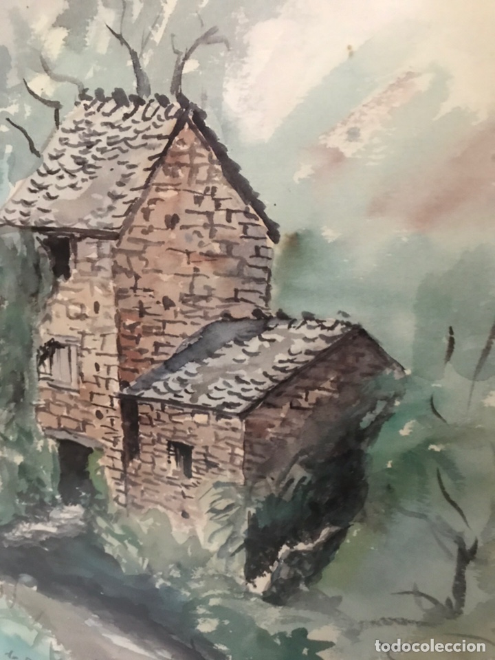 Arte: CUADRO ACUARELA ACRISTALADO - Foto 2