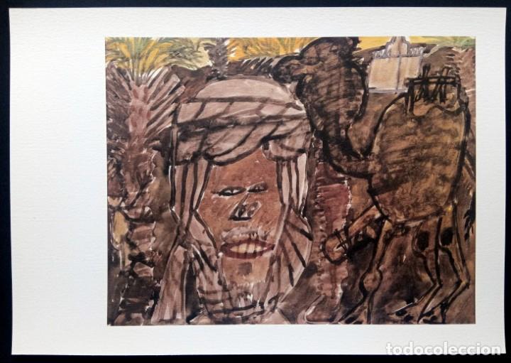 Arte: OFFSET ACUARELA -ARABE ET CHAMEAU -DUBUFFET