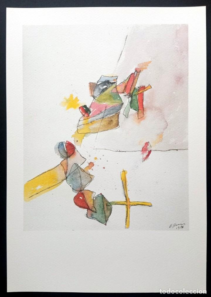 Arte: OFFSET ACUARELA -SIN TITULO - GEORGE BASSELITZ - Foto 1