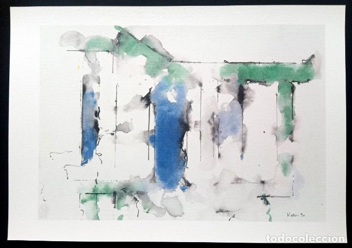 Arte: OFFSET ACUARELA -SIN TITULO - KALLOS