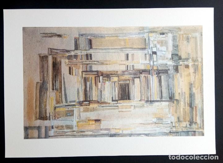 Arte: OFFSET ACUARELA - LE CHEMIN - VIEIRA DA SILVA