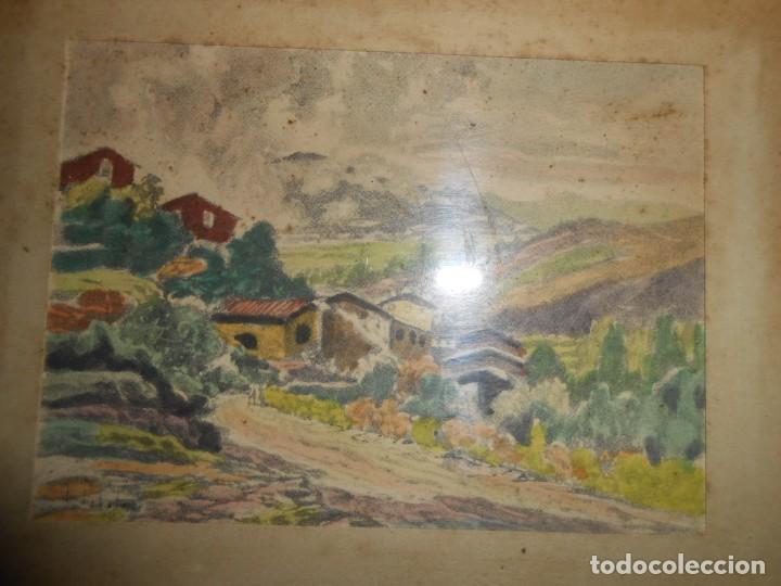 Arte: Dos Cuadros Acuarelas - Foto 4