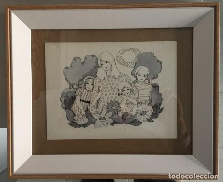 Arte: Boada, Pedro, ilustraci&oacute;n original 1972 - Foto 4