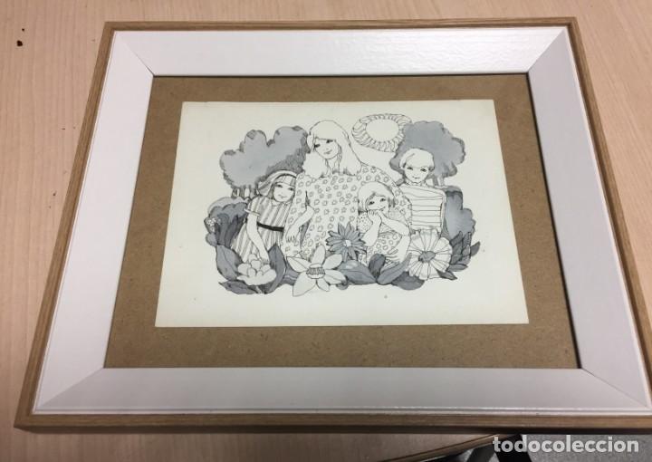 Arte: Boada, Pedro, ilustraci&oacute;n original 1972 - Foto 3