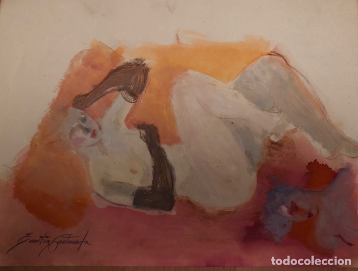 Art: Em&iacute;lia Casta&ntilde;eda-Acuarela sobre cart&oacute;n.