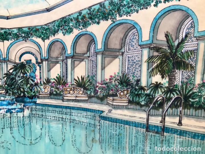 Arte: MAISON JANSEN , BOCETO PROYECTO DECORACION , - Foto 3
