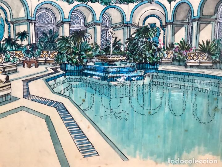 Arte: MAISON JANSEN , BOCETO PROYECTO DECORACION , - Foto 4