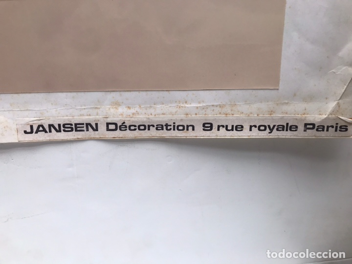 Arte: MAISON JANSEN BOCETO PROYECTO DE DECORACION , - Foto 5