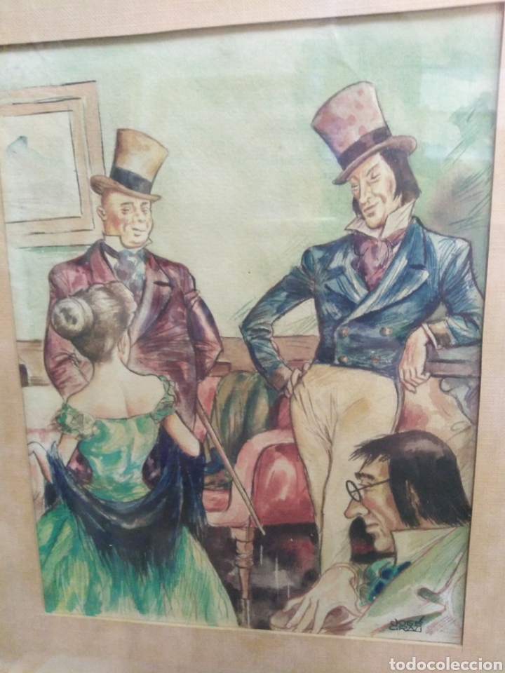 Arte: Acuarela a&ntilde;os 30-40, Jos&eacute; grau - Foto 2