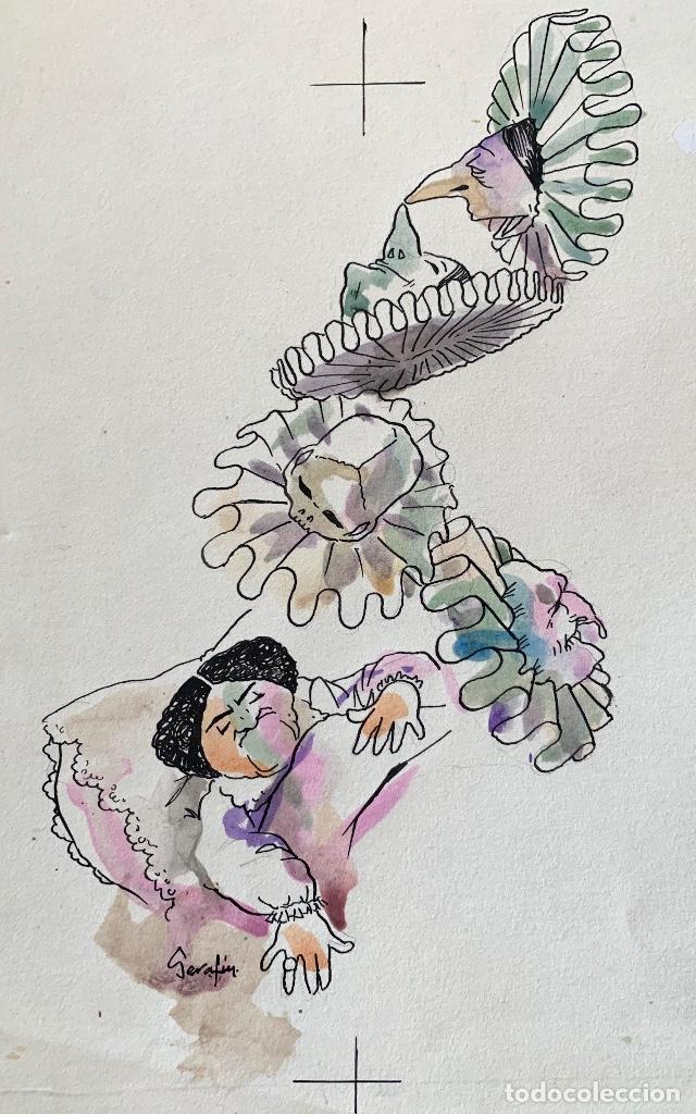 Arte: Seraf&iacute;n. Ilustraci&oacute;n sat&iacute;rica - Foto 1