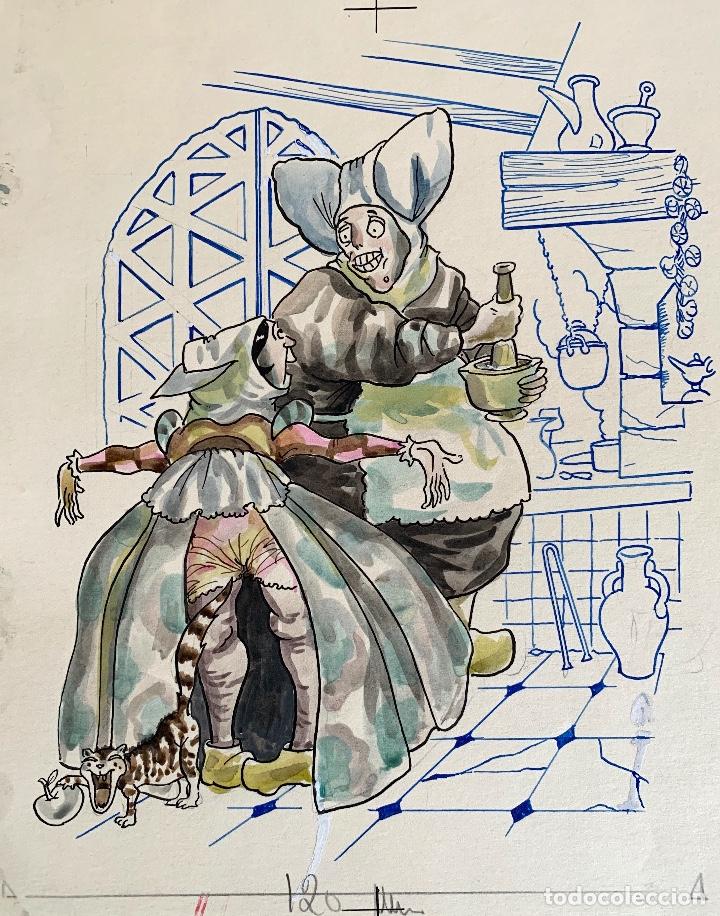 Arte: Seraf&iacute;n. Ilustraci&oacute;n sat&iacute;rica - Foto 1