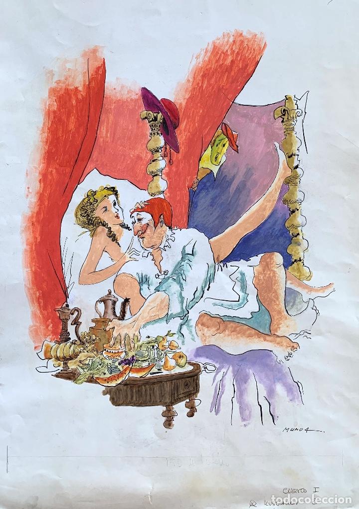 Arte: Rafael Munoa (1930-2012). Ilustraci&oacute;n - Foto 1