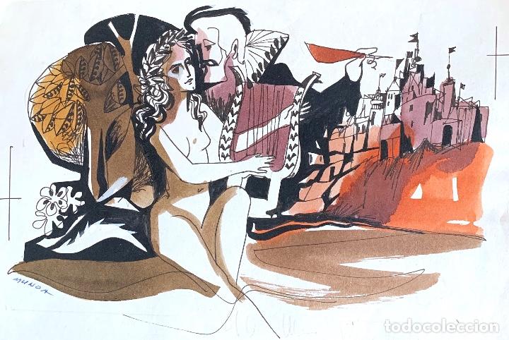 Arte: Rafael Munoa (1930-2012). Ilustraci&oacute;n - Foto 1