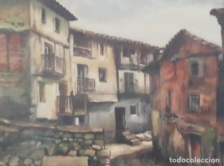 Kunst: Calle de pueblo.Juan Blanco.