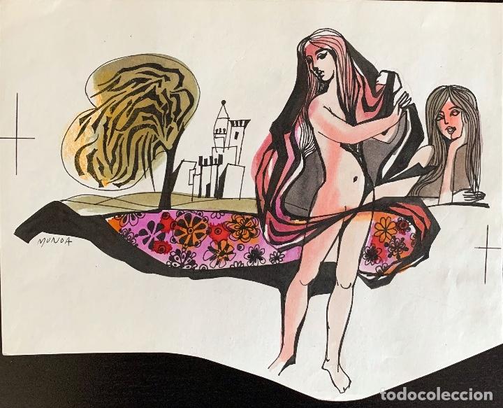 Arte: Rafael Munoa (1930-2012). Ilustraci&oacute;n - Foto 1