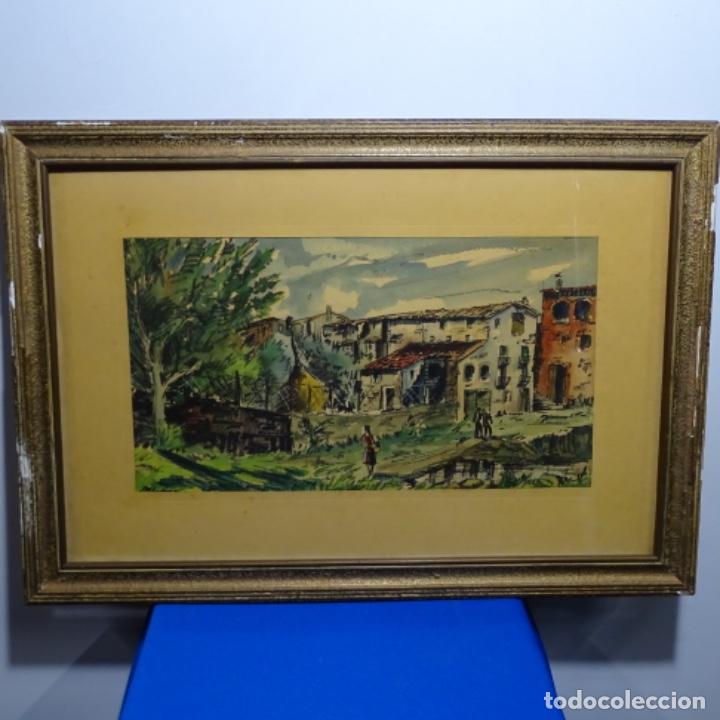 Arte: Acuarela firmada j m Codina. - Foto 2