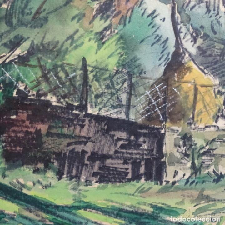 Arte: Acuarela firmada j m Codina. - Foto 8