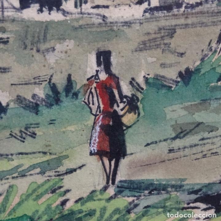 Arte: Acuarela firmada j m Codina. - Foto 10