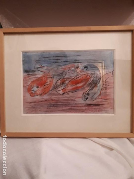 Arte: Pintura Bodeg&oacute;n con doradas - Foto 1