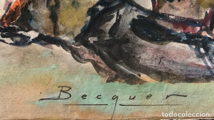 Arte: Carlos B&eacute;cquer (1889-1968) - Peces - Foto 2
