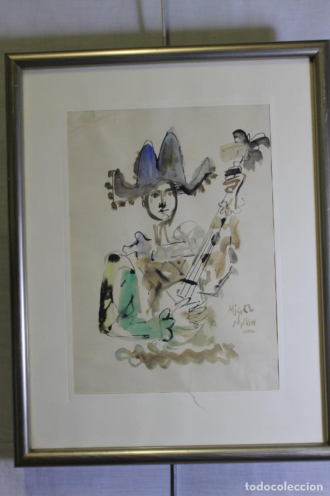 Arte: MIGUEL MILLAN , ARLEQUIN ACUARELA, - Foto 1