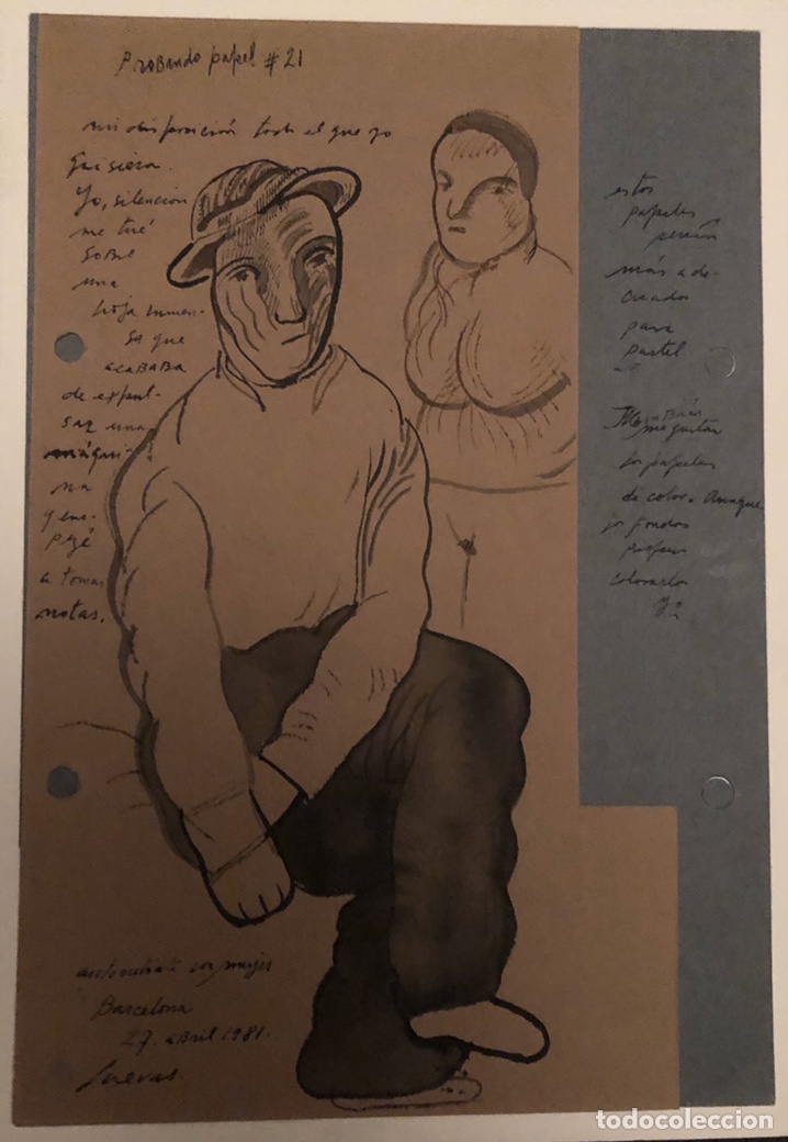 Art: Jos&eacute; Luis Cuevas-acuarela y tinta (collage).