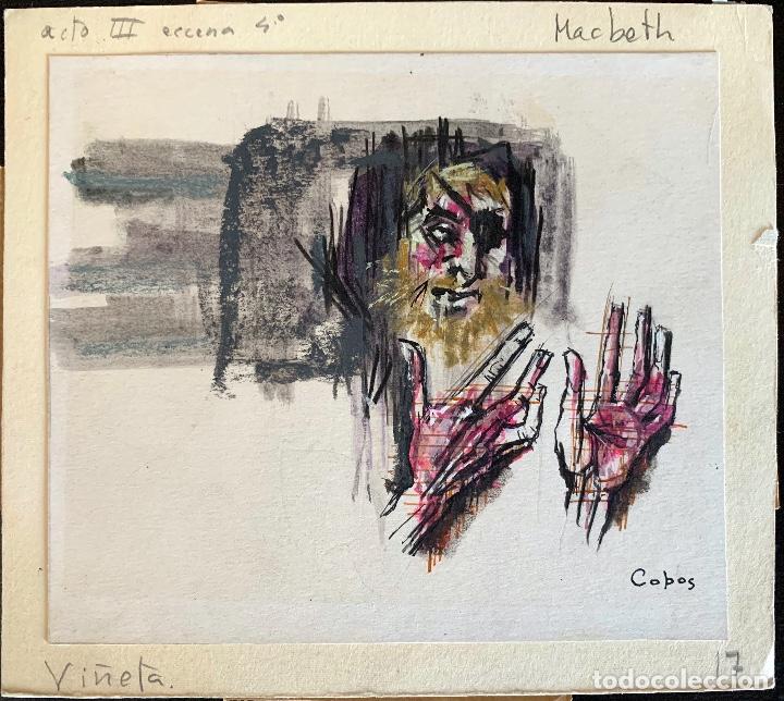 Kunst: Antonio Cobos Soto (1908-2001) Ilustraci&oacute;n para Macbeth