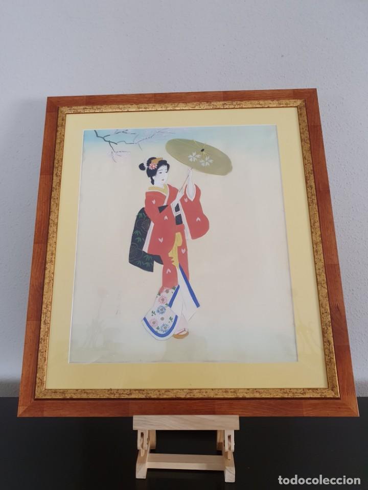 Arte: GEISHA CON SOMBRILLA - Foto 5