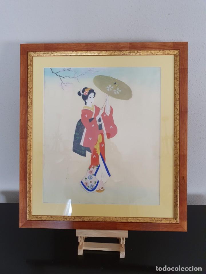 Arte: GEISHA CON SOMBRILLA - Foto 6