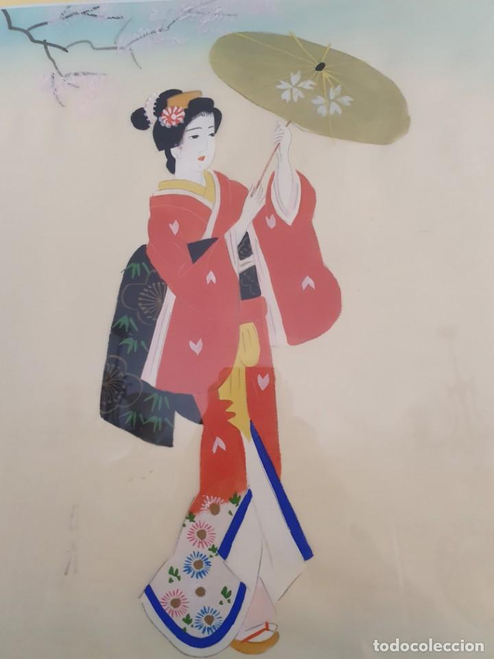 Arte: GEISHA CON SOMBRILLA - Foto 7