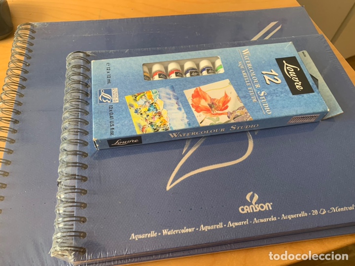 Arte: Set de pinturas acuarelas